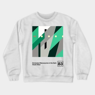 Dazzle Ships / Minimalist Style Graphic Artwork Design Crewneck Sweatshirt